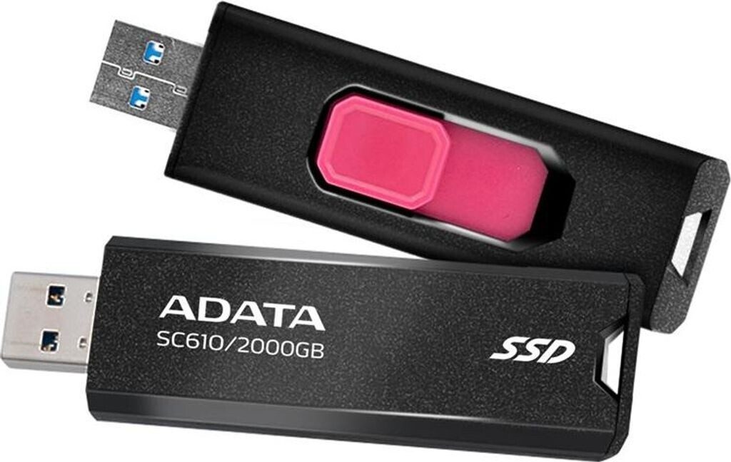 SSD ADATA SC610 USB PEN DRIVE 2TB USB Type-A 3.2 Gen 2 (3.1 Gen 2) Black - immagine 3