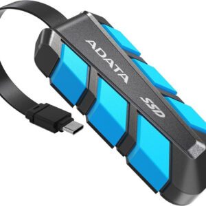 SSD ESTERNO ADATA SC740 500 GB USB Type-C 3.2 Gen 2 Black and Blue