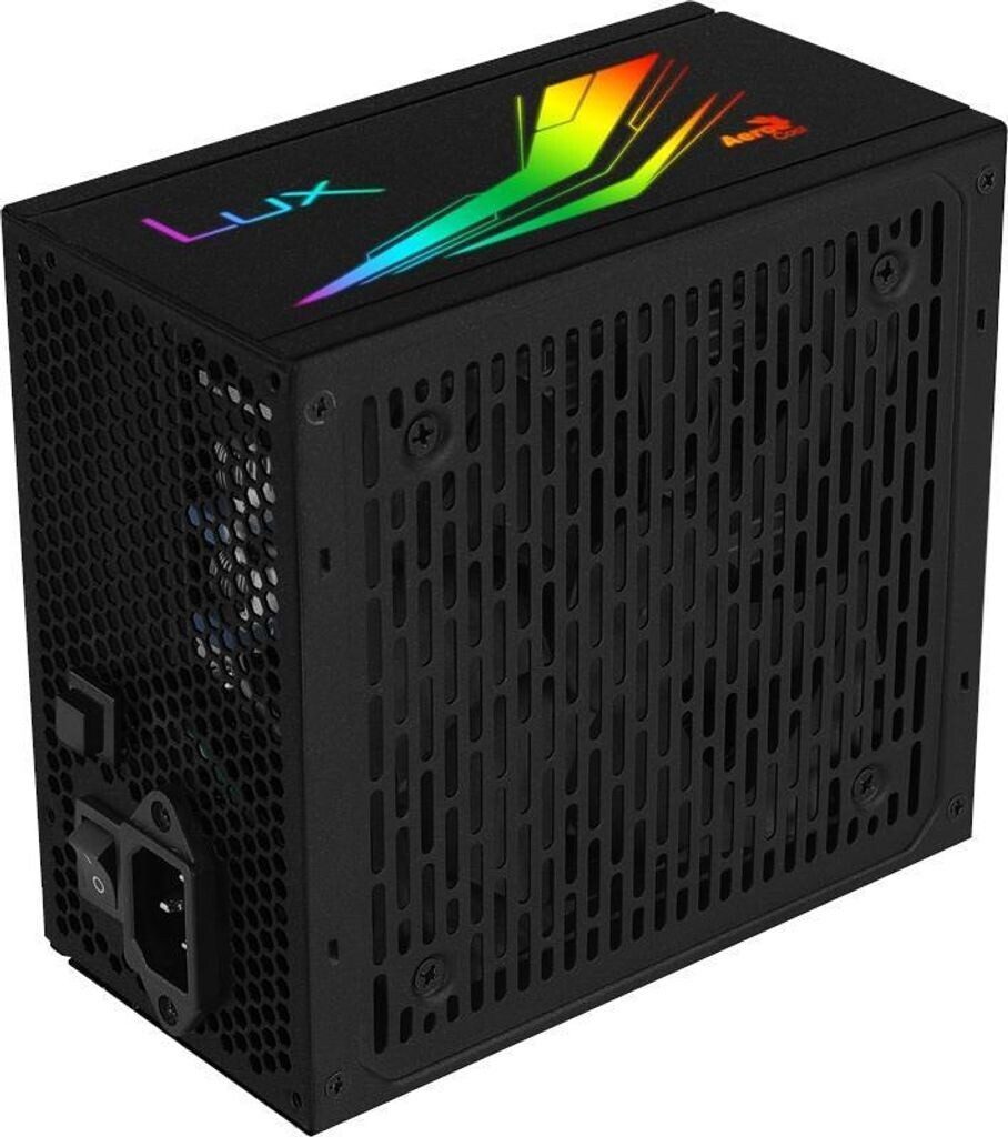 ALIMENTATORE POWER SUPPLY Aerocool Lux RGB 550M 550W Black 80+ BRONZE (AEROPGSLUXRGB-550)