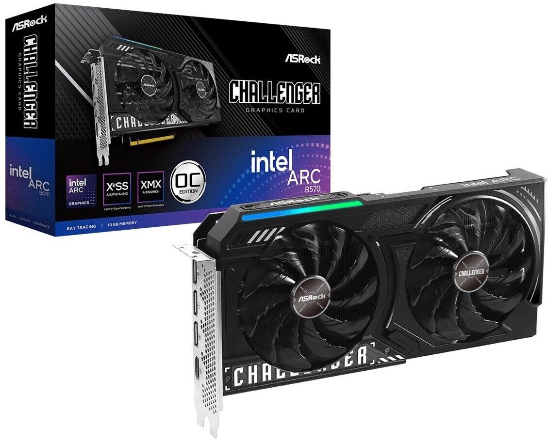 SCHEDA VIDEO Asrock Intel Arc B570 Challenger 10GB OC GDDR6