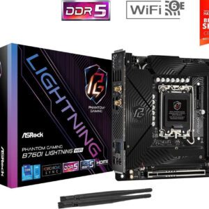SCHEDA MADRE ASRock B760I PHAANTOM GAMING LIGHTNING WIFI SOCKET 1700