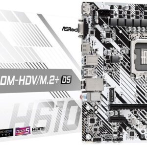 SCHEDA MADRE Asrock H610M-HDV/M.2+ D5 SOCKET 1700 micro ATX