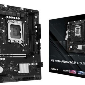 SCHEDA MADRE Asrock H610M-HDV/M.2 D5 GEN5 SOCKET 1700