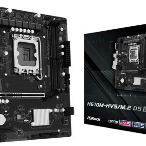 SCHEDA MADRE Asrock H610M-HVS/M.2 D5 GEN5 SOCKET 1700
