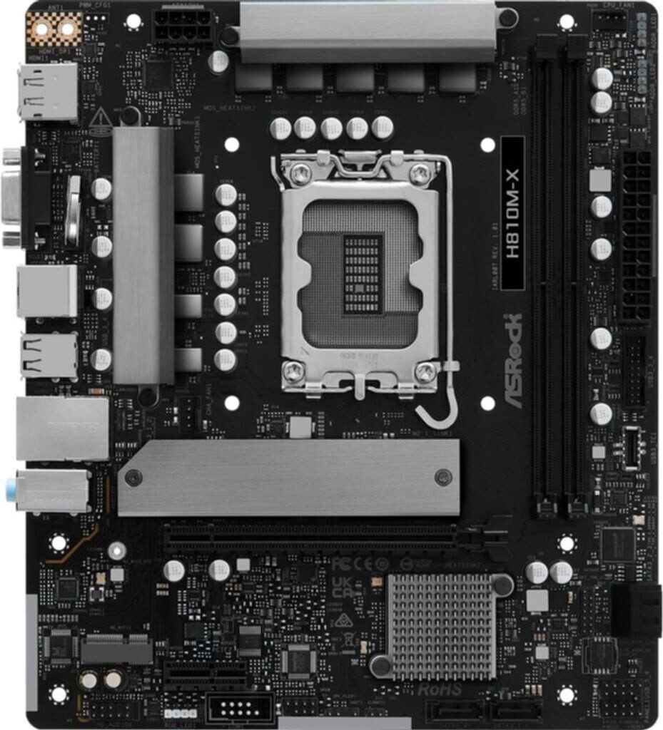 SCHEDA MADRE ASRock H810M-X SOCKET 1851 - immagine 3