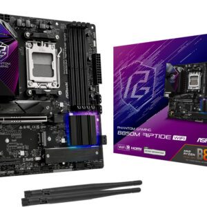 SCHEDA MADRE Asrock Phantom Gaming B850M Riptide WiFi Socket AM5 MICRO ATX