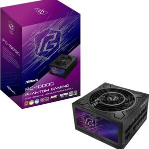 ALIMENTATORE POWER SUPPLY Asrock Phantom Gaming PG-1000G 1000W Black 80+ GOLD (90-UXP100-GFEAAB)