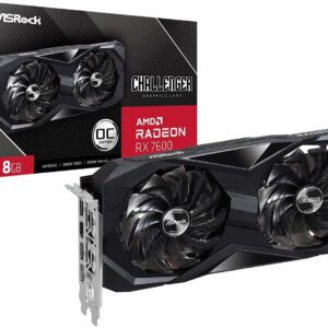 SCHEDA VIDEO Asrock AMD Radeon RX 7600 CHALLENGER OC 8GB GDDR6 - RX7600 CL 8GO