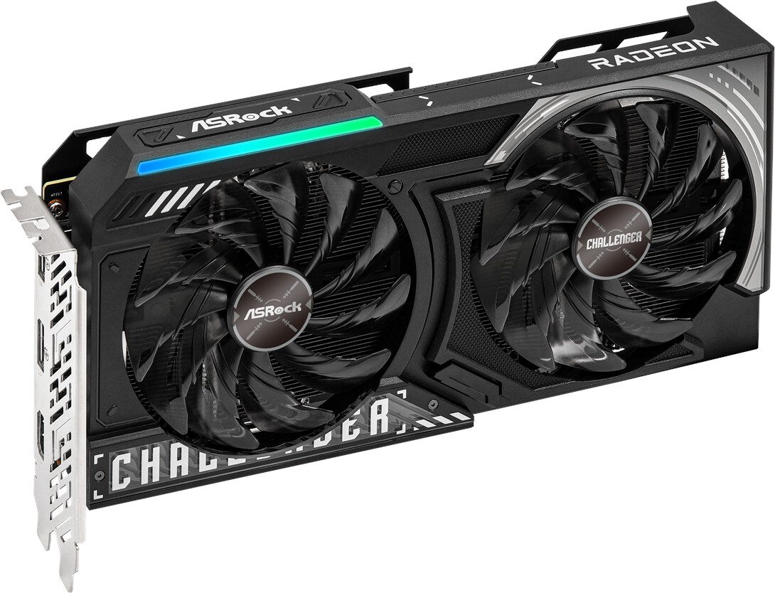 SCHEDA VIDEO Asrock AMD Radeon RX 9060 XT Challenger 16GB OC GDDR6 - RX9060XT CL 16GO - immagine 6