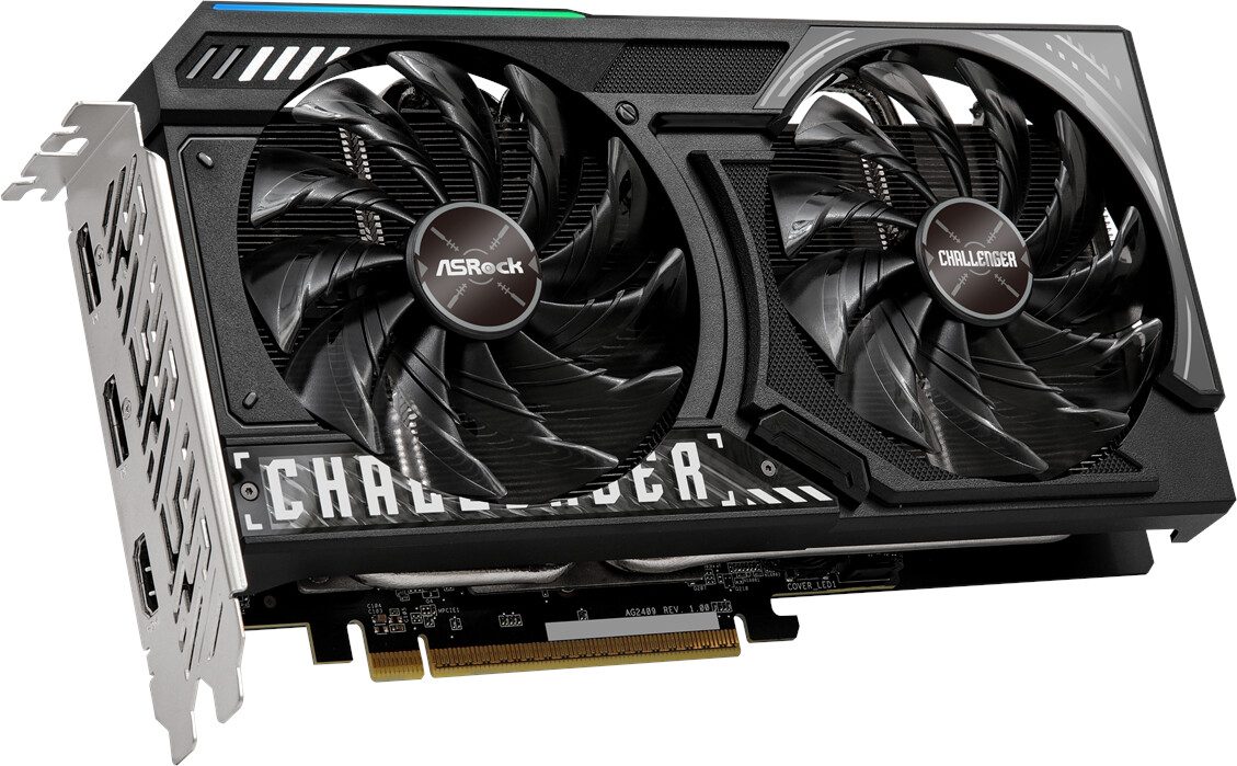 SCHEDA VIDEO Asrock AMD Radeon RX 9060 XT Challenger 16GB OC GDDR6 - RX9060XT CL 16GO - immagine 5