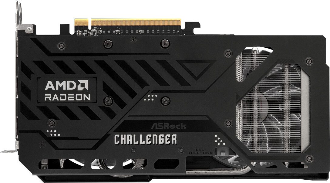 SCHEDA VIDEO Asrock AMD Radeon RX 9060 XT Challenger 16GB OC GDDR6 - RX9060XT CL 16GO - immagine 3