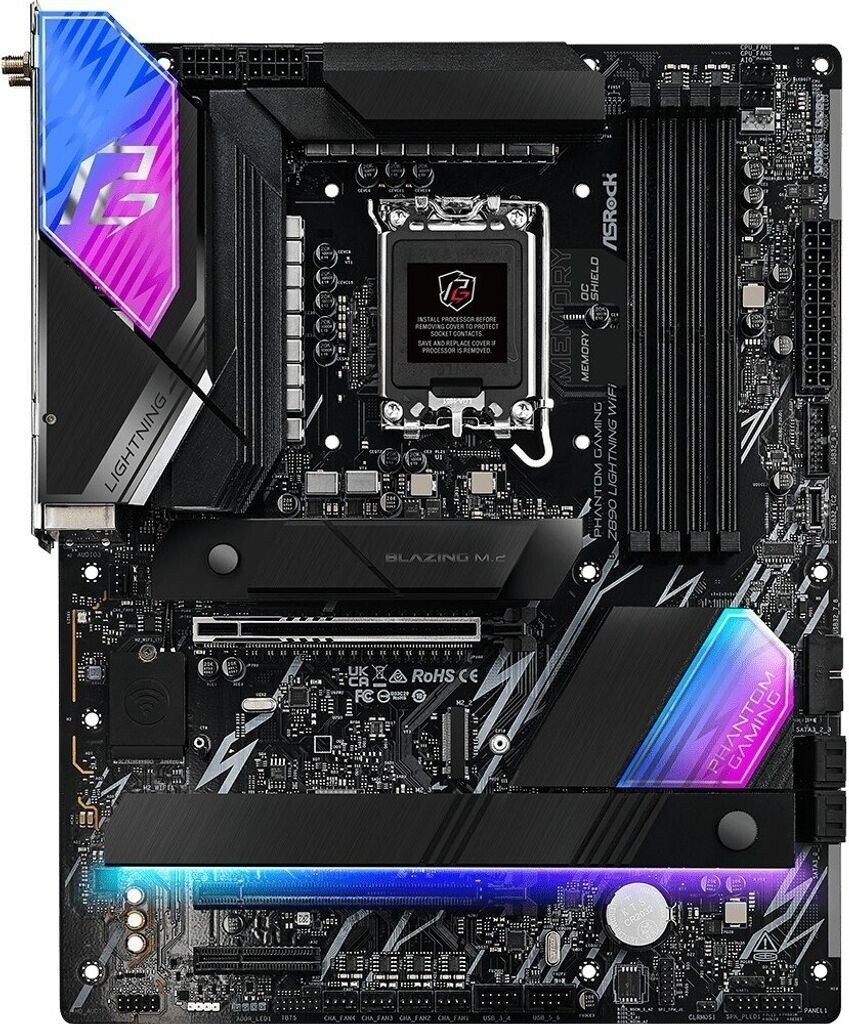 SCHEDA MADRE ASRock Z890 PHANTOM GAMING Lightning WiFi SOCKET 1851 - immagine 3