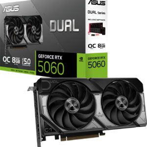 SCHEDA VIDEO ASUS NVIDIA GeForce RTX 5060 8GB DUAL OC - 90YV0N12-M0NA00