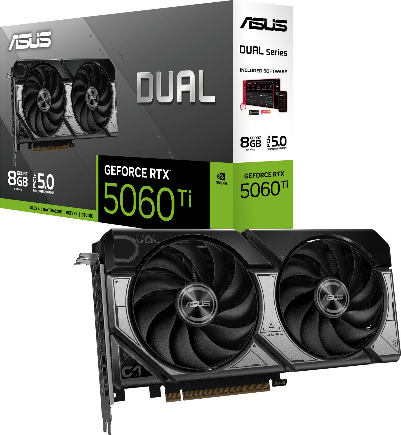SCHEDA VIDEO ASUS NVIDIA GeForce RTX 5060 Ti DUAL 8 GB GDDR7