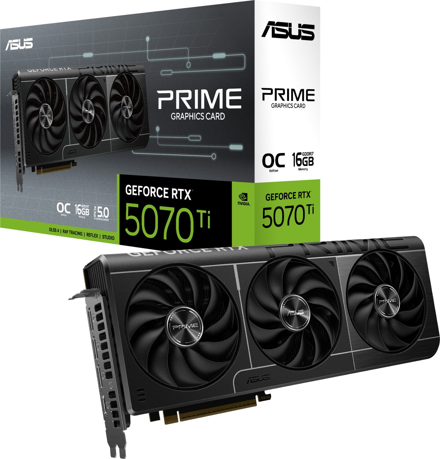 SCHEDA VIDEO ASUS NVIDIA GeForce RTX 5070 Ti PRIME OC 16 GB