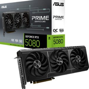 Scheda video ASUS NVIDIA GeForce RTX 5080 PRIME OC 16GB GDDR7 - 90YV0LX0-M0NA00