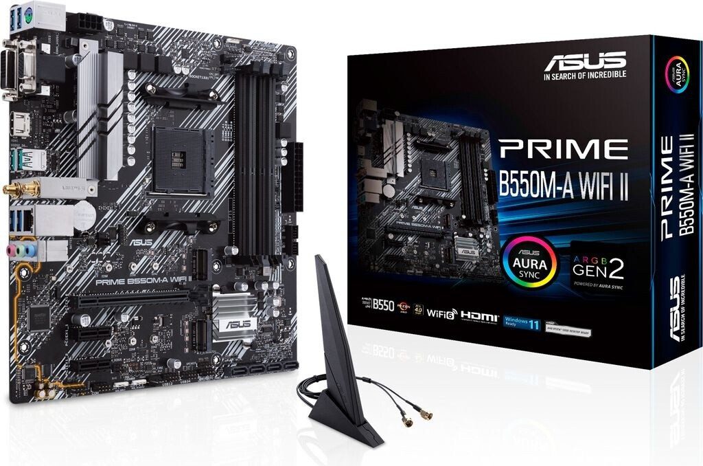 SCHEDA MADRE ASUS PRIME B550M-A WIFI II Socket AM4 micro ATX (90MB19X0-M0EAY0)