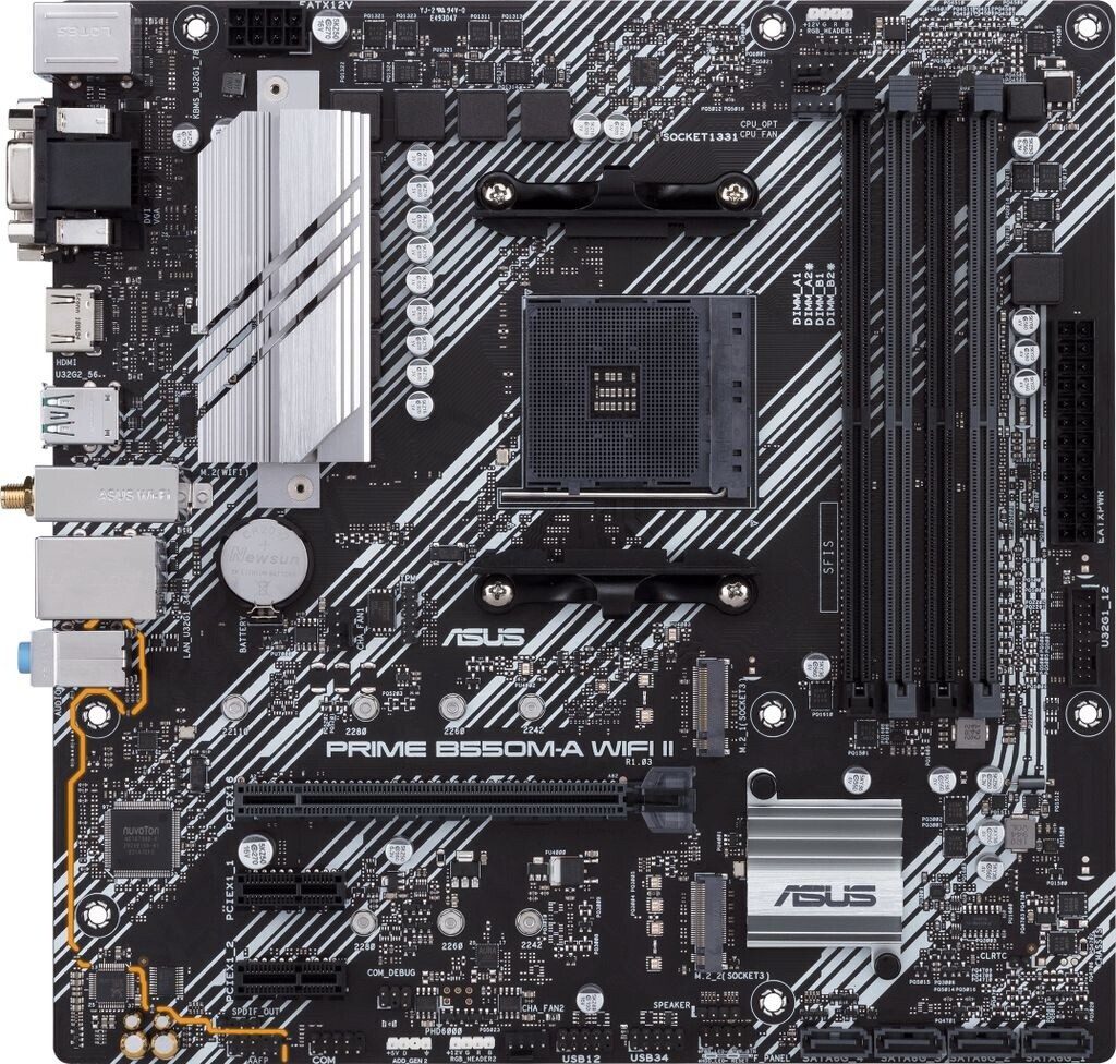 SCHEDA MADRE ASUS PRIME B550M-A WIFI II Socket AM4 micro ATX (90MB19X0-M0EAY0) - immagine 5
