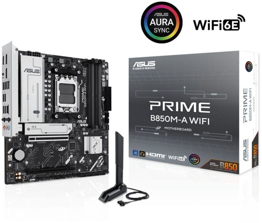 SCHEDA MADRE ASUS PRIME B850M-A WIFI Socket AM5 micro ATX