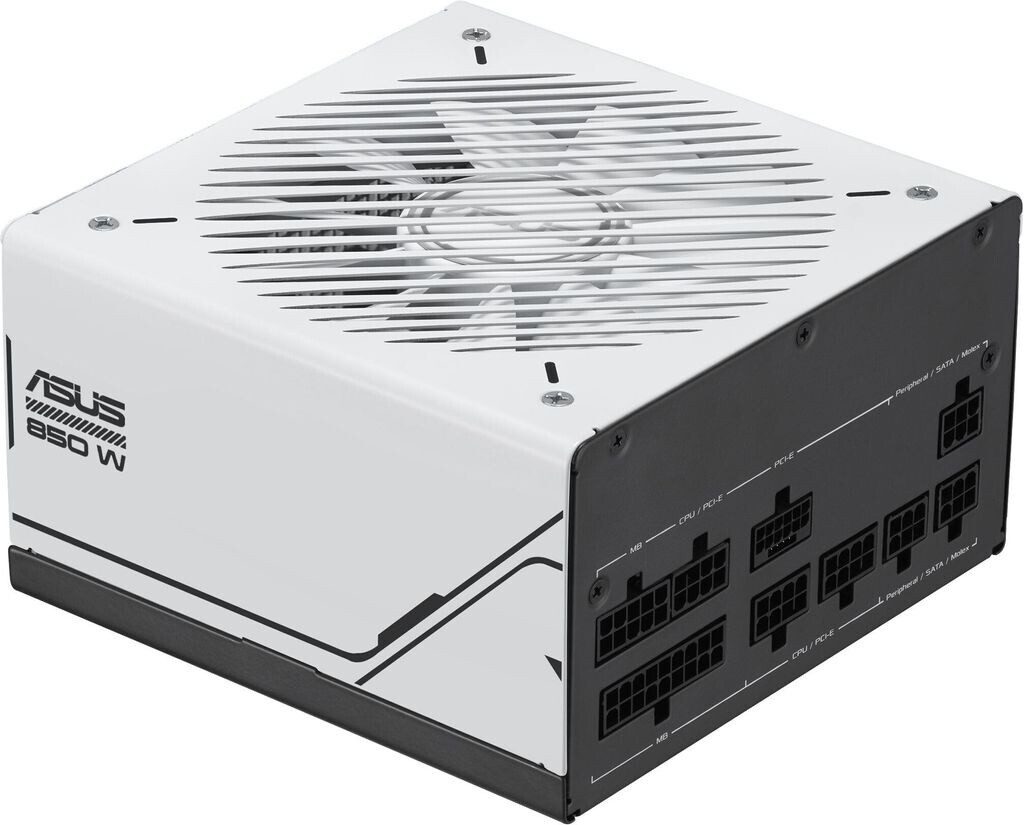 ALIMENTATORE POWER SUPPLY ASUS PRIME 850W 20+4 pin ATX WHITE 80+ GOLD 90YE00U0-B0NA00 - immagine 8