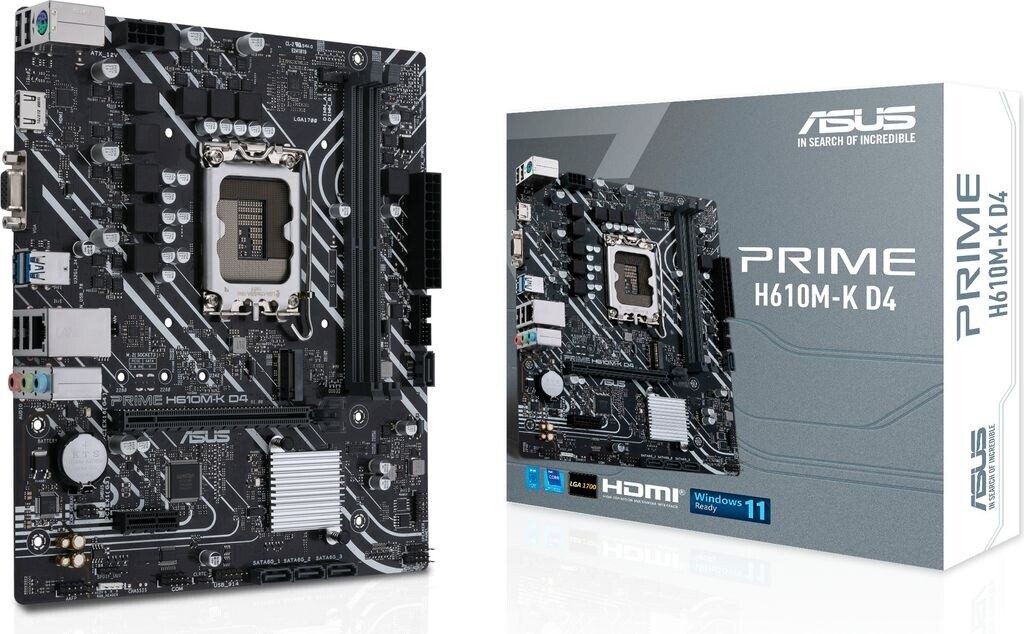 SCHEDA MADRE ASUS PRIME H610M-K D4 SOCKET 1700 micro ATX (90MB1A10-M0EAY0)