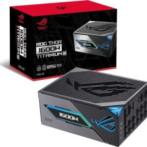 ALIMENTATORE POWER SUPPLY ASUS ROG THOR Titanium III 1600W 20+4 pin ATX Grey 90YE00V1-B0NA00