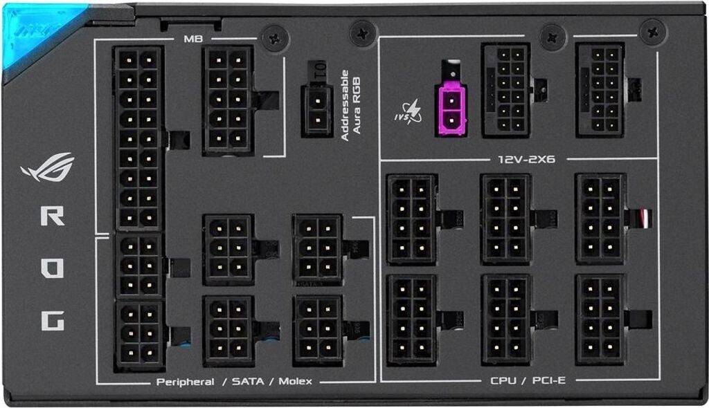 ALIMENTATORE POWER SUPPLY ASUS ROG THOR Titanium III 1600W 20+4 pin ATX Grey 90YE00V1-B0NA00 - immagine 3