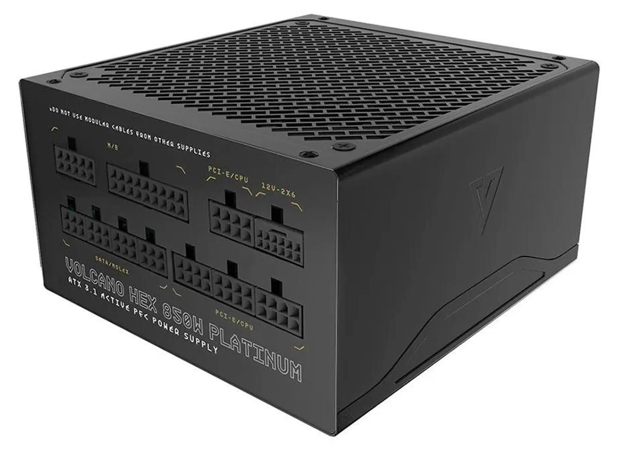 ALIMENTATORE POWER SUPPLY MODECOM VOLCANO HEX 850W 80+ PLATINUM ATX3.1 (ZAS-MC-HEX-0850-PLAT)