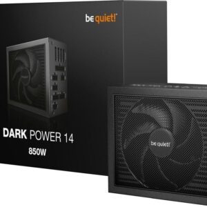 ALIMENTATORE POWER SUPPLY be quiet! Dark Power 14 850W 80+ Titanium 20+4 pin ATX Black (BP019EU)
