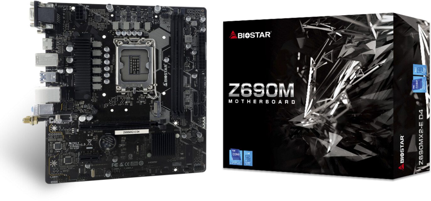 SCHEDA MADRE Biostar Z690MX2-E D4 SOCKET 1700 micro ATX