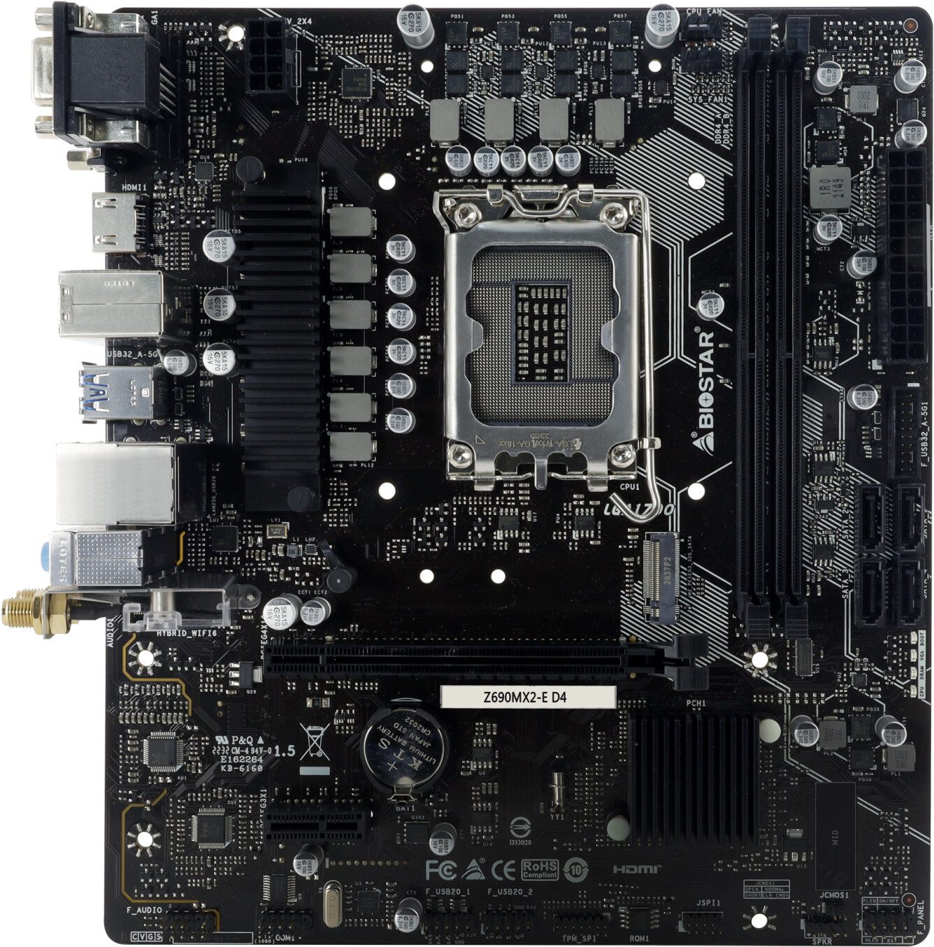 SCHEDA MADRE Biostar Z690MX2-E D4 SOCKET 1700 micro ATX - immagine 3