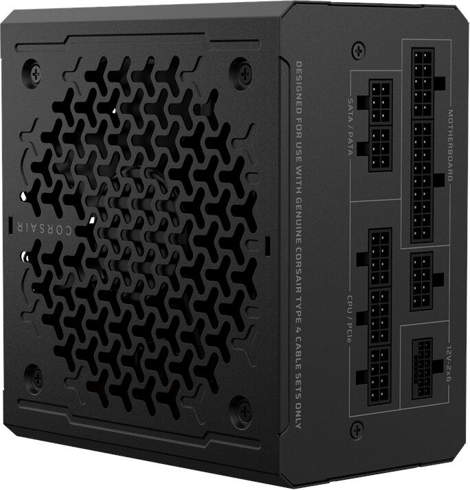 ALIMENTATORE POWER SUPPLY Corsair RMe Series RM1000e (2025) 1000W 24-pin ATX Black 80+ GOLD (CP-9020297-EU) - immagine 5