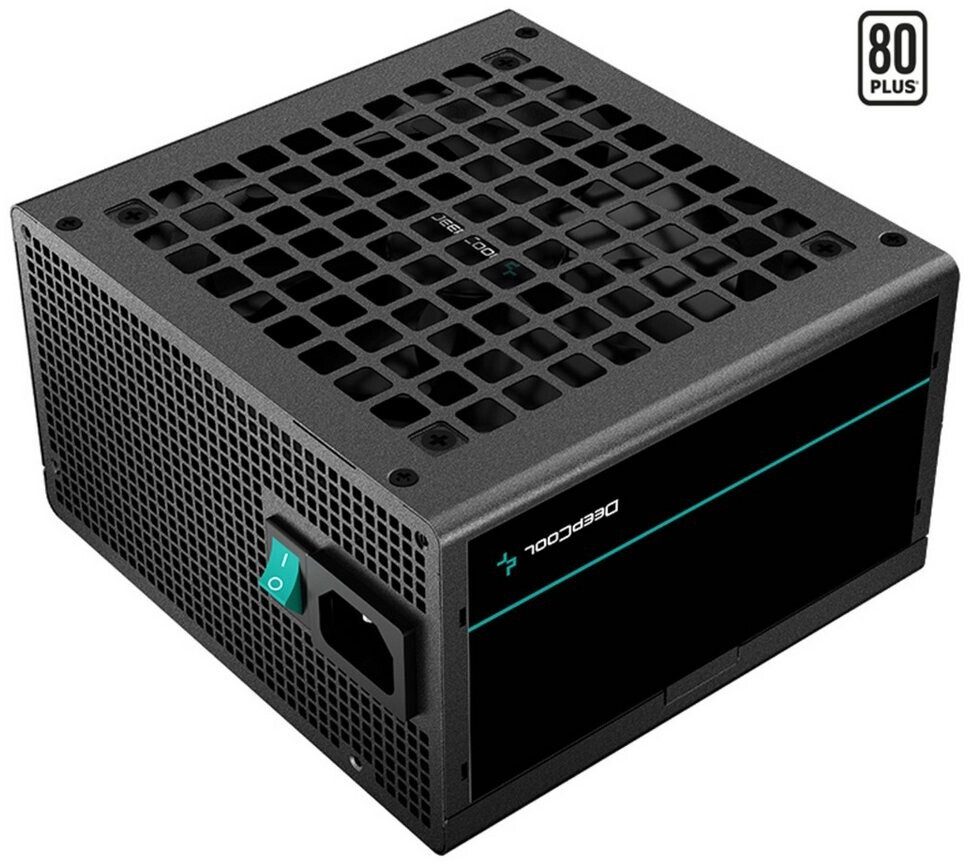ALIMENTATORE POWER SUPPLY DeepCool PF750 750W 20+4 pin ATX Black 80+ (R-PF750D-HA0B-EU) - immagine 6