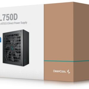ALIMENTATORE POWER SUPPLY DeepCool PL750D 750W 20+4 pin ATX Black 80+ BRONZE (R-PL750D-FC0B-EU-V2)