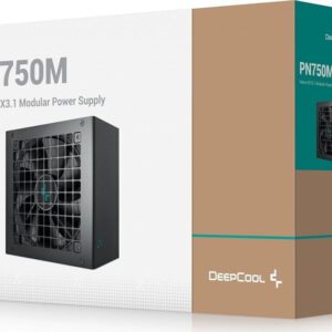 ALIMENTATORE POWER SUPPLY DeepCool PN750M 750W 20+4 pin ATX Black 80+ GOLD (R-PN750M-FC0B-JGEU)