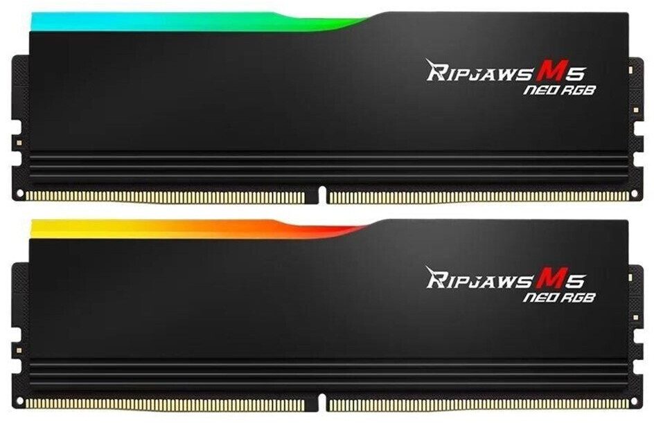 RAM DDR5 G.Skill Ripjaws M5 NEO RGB kit 32GB 2x16GB 6000MHz EXPO F5-6000J3636F16GX2-RM5NRK - immagine 2