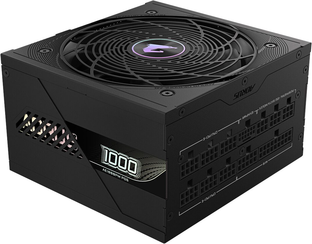 ALIMENTATORE POWER SUPPLY Gigabyte Aorus Elite 1000W Platinum ATX 3.1 80+ PLATINO GP-AE1000PM - immagine 4