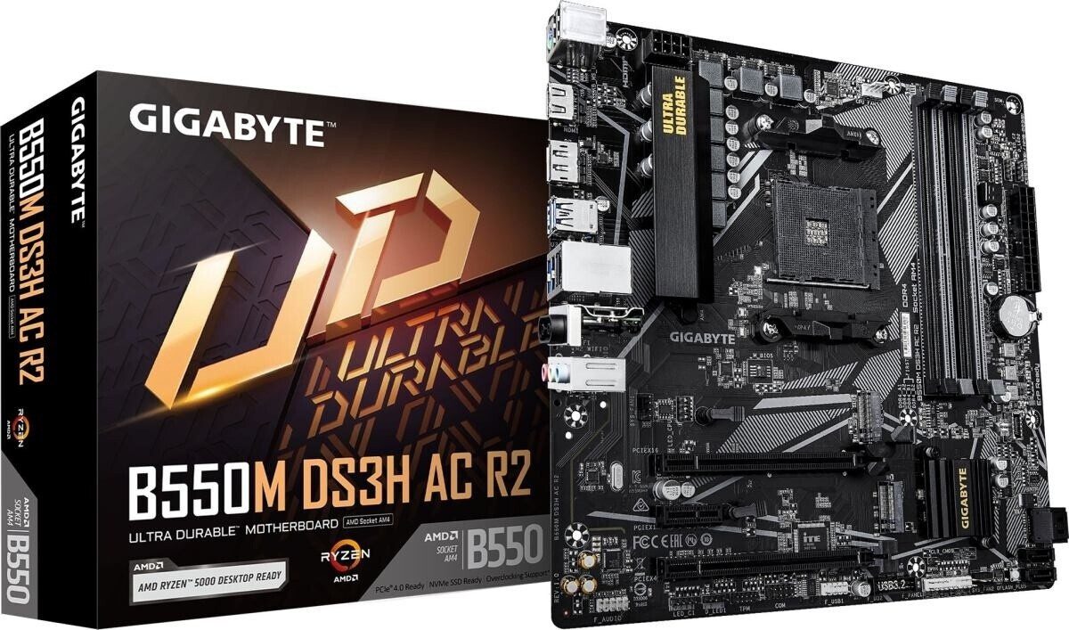 SCHEDA MADRE GIGABYTE B550M DS3H AC R2 SOCKET AM4 MICRO ATX (B550M DS3H AC R2)