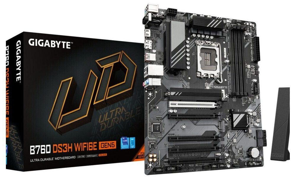 SCHEDA MADRE GIGABYTE B760 DS3H WIFI6E GEN5 SOCKET 1700