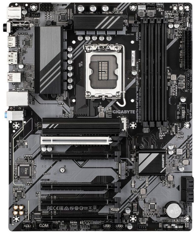 SCHEDA MADRE GIGABYTE B760 DS3H WIFI6E GEN5 SOCKET 1700 - immagine 3