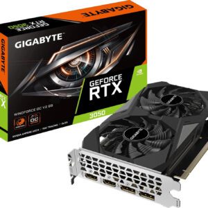 SCHEDA VIDEO GIGABYTE NVIDIA GeForce RTX 3050 WINDFORCE OC V2 6GB GDDR6 - GV-N3050WF2OCV2-6GD