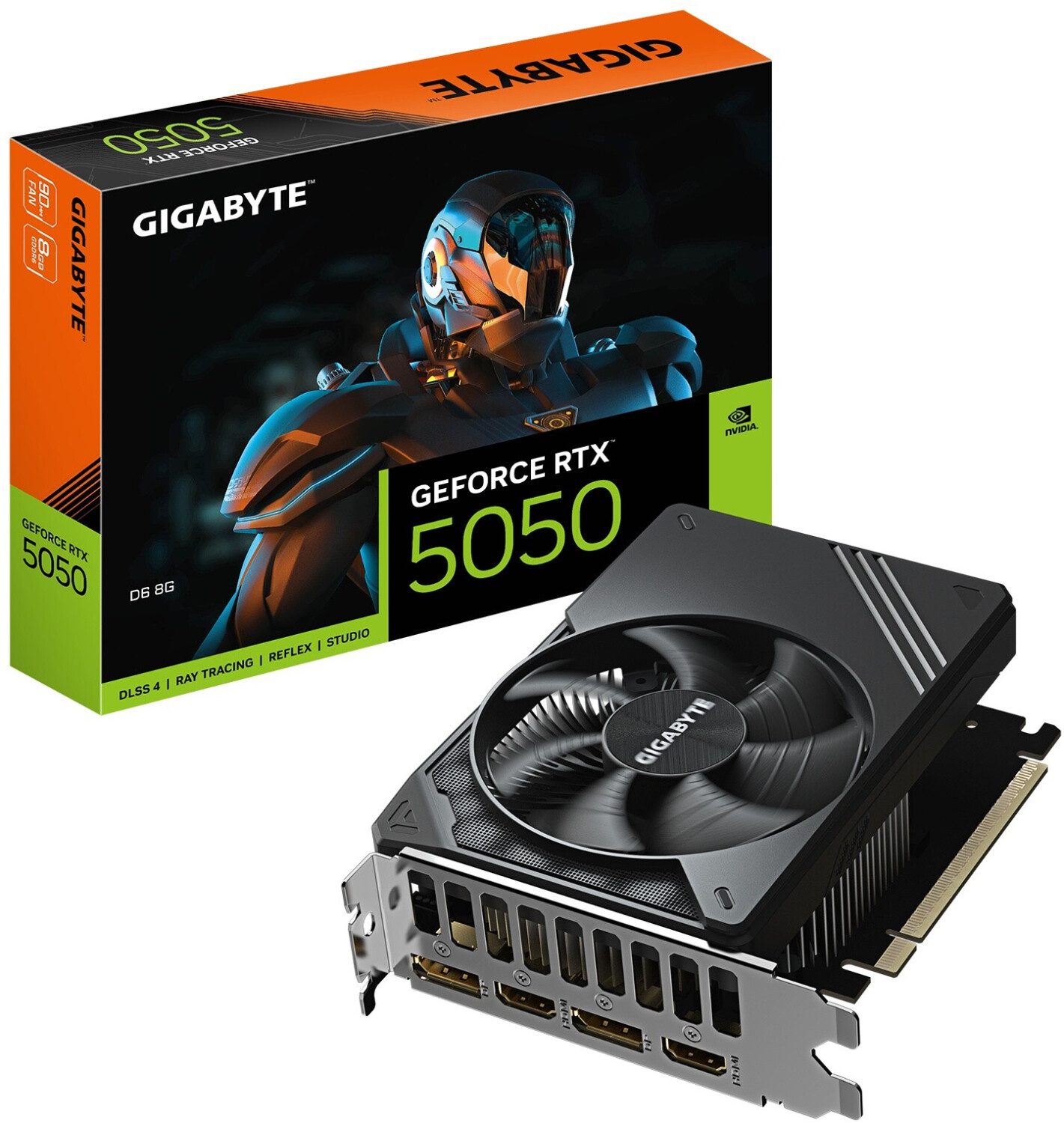 SCHEDA VIDEO GIGABYTE NVIDIA GeForce RTX 5050 D6 8GB GDDR6