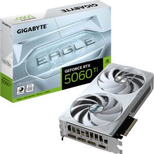 SCHEDA VIDEO GIGABYTE NVIDIA GeForce RTX 5060 Ti EAGLE OC ICE 8GB GDDR7 - GV-N506TEAGLEOC ICE-8GD