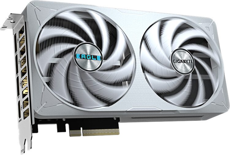 SCHEDA VIDEO GIGABYTE NVIDIA GeForce RTX 5060 Ti EAGLE OC ICE 8GB GDDR7 - GV-N506TEAGLEOC ICE-8GD - immagine 6