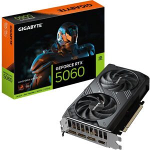 SCHEDA VIDEO Gigabyte NVIDIA GeForce RTX 5060 WINDFORCE MAX OC 8GB