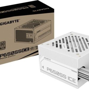 ALIMENTATORE POWER SUPPLY GIGABYTE P650SS ICE UK 650W PCIe 5.0 80+ Silver ATX 3.0 compatible (GP-P650SS ICE)