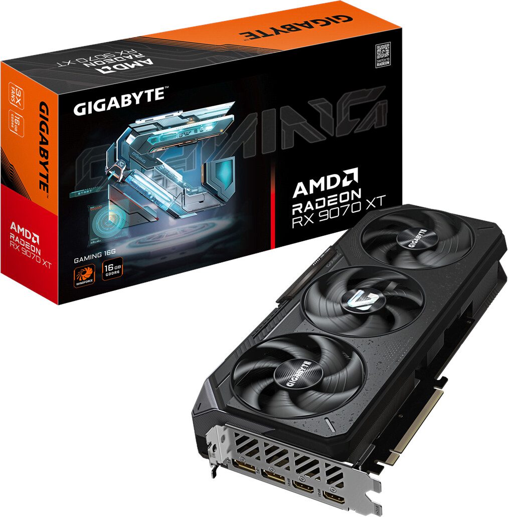 SCHEDA VIDEO GIGABYTE AMD Radeon RX 9070 XT GAMING 16GB GDDR6