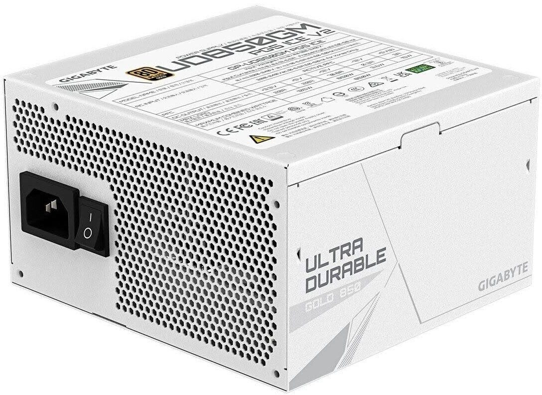 ALIMENTATORE POWER SUPPLY GIGABYTE UD850GM PG5 V2 ICE 850W PCIe Gen 5.1 80+ Gold Fully Modular Design ATX 3.1 compatible (GP-UD850GM PG5 ICE) - immagine 4
