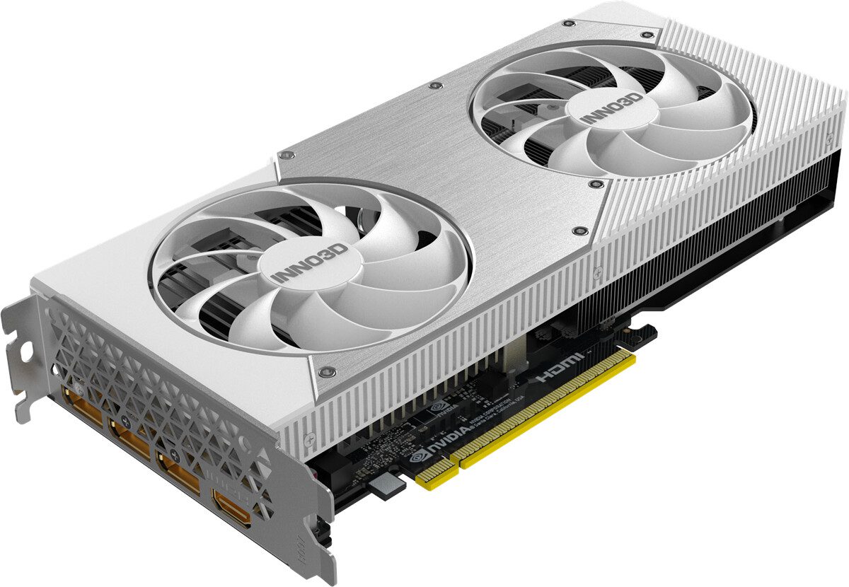 SCHEDA VIDEO INNO3D NVIDIA GeForce RTX 5060 Twin X2 OC WHITE 8 GB GDDR7 - immagine 9