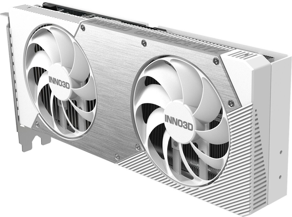 SCHEDA VIDEO INNO3D NVIDIA GeForce RTX 5060 Twin X2 OC WHITE 8 GB GDDR7 - immagine 6